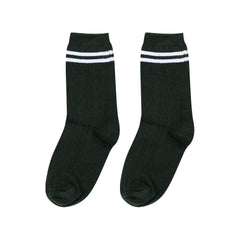 Odour free Organic Cotton Kids Bamboo Ribbed Socks - Pack of 3