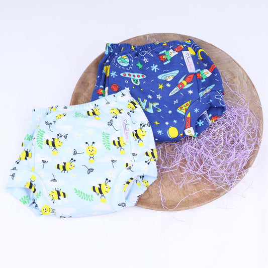 100% Cotton Unisex Baby Padded Underwear | Pack Of 2