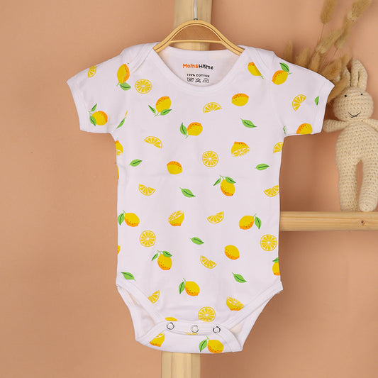 Baby Organic Cotton Onesie | Lemon | Pack of 1