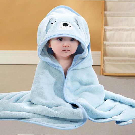 Designer Hooded Bath Towel |Blue|