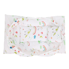 Organic Cotton Muslin Foldable Mosquito Net Bedding | Unicorn