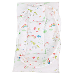 Organic Cotton Muslin Foldable Mosquito Net Bedding | Unicorn