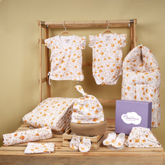 Hospital Kit for Newborn baby | Organic Cotton Gift Set | 9 Items | Bloom