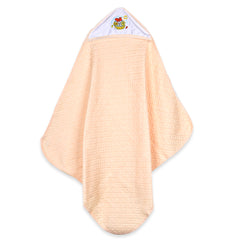 Moms Home Designer Ultra Soft Cotton Baby Hooded Bath Towel | Pack Of 2