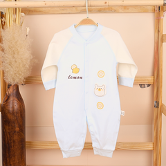 Organic Cotton Full Body Romper For Baby | New Lemon | Pack of 1