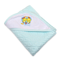 Moms Home Designer Ultra Soft Cotton Baby Hooded Bath Towel | Pack Of 2