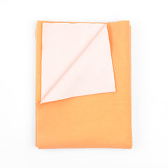 Baby Waterproof Protector Dry Sheet for New Born | 70x100 CM | Orange & Maroon | Pack of 2