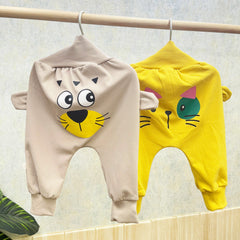 Organic Cotton Baby Pants | Baby Warm Pajama | Winter Wear Pants | Pack of 1