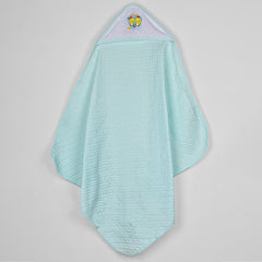 Moms Home Designer Ultra Soft Cotton Baby Hooded Bath Towel | Pack Of 2