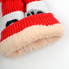 Baby Unisex Woolen Caps | Yellow & Red | Smile | Pack Of 2