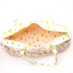 Baby Organic Cotton Diaper Carry Bag For Mothers | Lemon