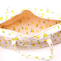 Baby Organic Cotton Diaper Carry Bag For Mothers | Lemon