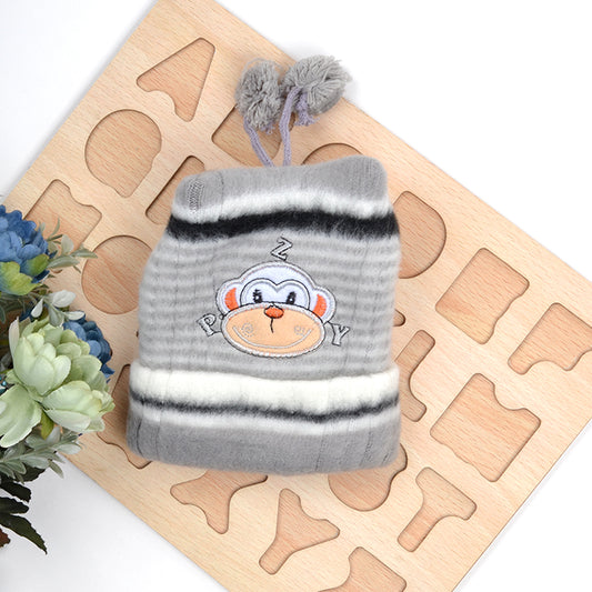 Baby Unisex Winter Warm Woolen Caps | Pack Of 2 |