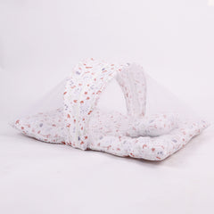 Baby Bedding Set | Mosquito Net, AC Quilt & Sleeping Bag | Blossom | Pack of 3