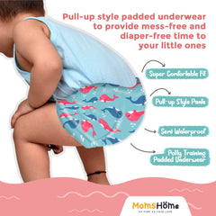 100% Cotton Unisex Baby Padded Underwear | Pack Of 1