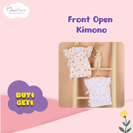 Kids Organic Cotton Front Open Kimono | Buy 1 Get 1 Free