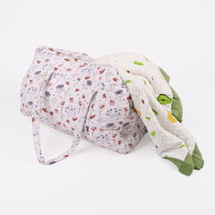 Baby Organic Cotton Diaper Carry Bag For Mothers | Blossom