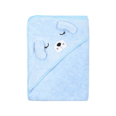 Moms Home Designer Ultra Soft Cotton Baby Hooded Bath Towel | Pack Of 2