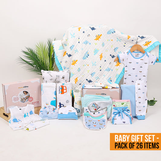 Baby Essential Gift set | Blue | 26 Item