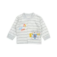 Baby Organic Cotton Co-ord Set- Grey | Teddy