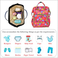 Baby Diaper Bag, Mothers Maternity Bags for Travel (Multicolor)