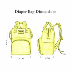 Baby Diaper Bag, Mothers Maternity Bags for Travel - Green