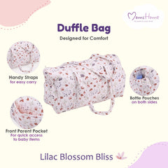 Baby Organic Cotton Diaper Carry Bag For Mothers | Blossom