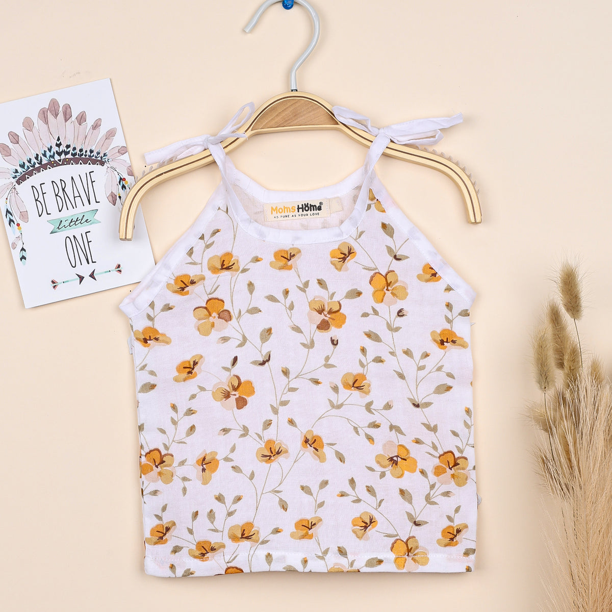 Baby Organic Cotton Knot type Jhabla | Bloom