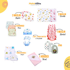 New Born Baby Essentials Gift Combo Box - 30 Items