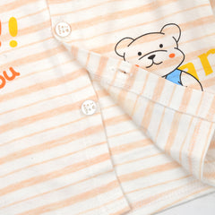 Baby Organic Cotton Co-ord Set- Peach | Teddy