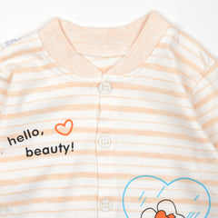 Baby Organic Cotton Co-ord Set- Peach | Heart