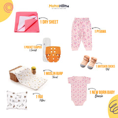 Baby Essential Gift set | Pink | 30 Item