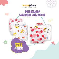 Baby Muslin Napkins | 0-3 Yrs | Buy 3 Get 3 Free