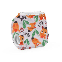 Baby Reusable Cotton Printed Pocket Diapers With 5 Insert pad | 0-12 Months | Pack of 5