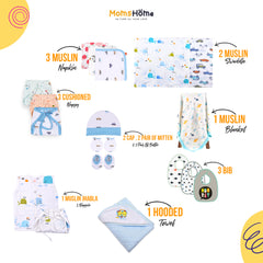 Baby Essential Gift set | Blue | 30 Item