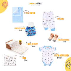 Baby Essential Gift set | Blue | 30 Item