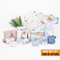 Baby Essential Gift set | Blue | 30 Item