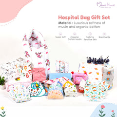 New Born Baby Essentials Gift Combo Box -0-6 Months- 39 Items