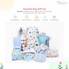 Baby Muslin Essentials Gift Set of 11 Items- Mix Designs