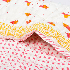 Organic Cotton Kids Quilt |  Icecream | 0-9 Years | 140 X 200cm