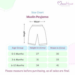 Baby Unisex Organic Cotton Muslin Pajama | Pack of 2