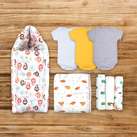 New Born Baby Essentials  Combo Set @ 599 (When you buy 4 or more items)