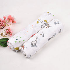 Baby Muslin Cloth Swaddle | 100X100 CM | 0-12 Months | Pack of 2