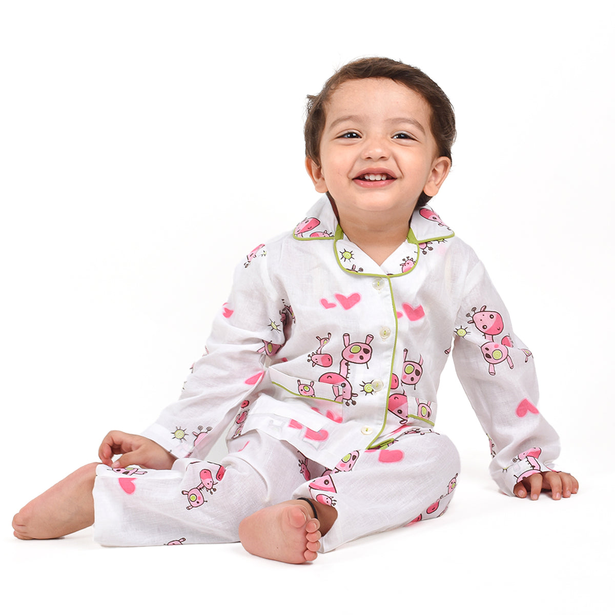 100% Organic Cotton One Piece Pajamas 2-Pack - Baby Girl