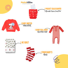 Christmas Unisex Gift Hamper for your Baby | 6 Items