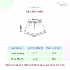 Kids Organic Cotton Muslin Co-Ord Set | Shirt & Shorts | Icecream