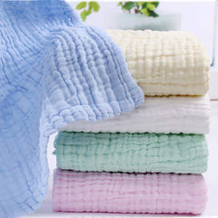 Baby Super Soft Absorbent Muslin 6 Layer wash Towel-100X100 CM | 0-3 Years