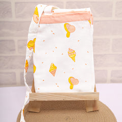 Organic Cotton Muslin Nursing Cover For Breastfeeding Feeding Apron - Icecream | 70 x100 CM