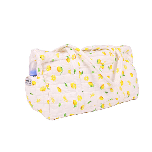 Baby Organic Cotton Diaper Carry Bag For Mothers | Lemon