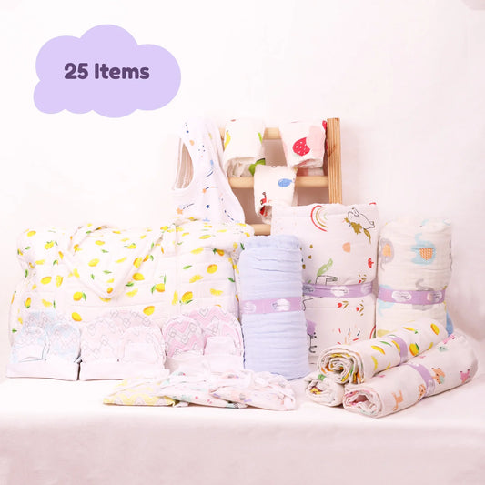 New Born Baby Essentials Gift Combo | 25 Items